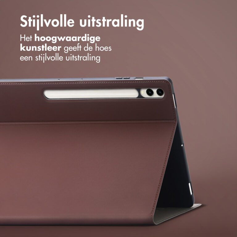 Accezz Classic Tablet Case Samsung Galaxy Tab S10 Plus / Tab S9 Plus / Tab S9 Plus FE  - Bruin - Afbeelding 6