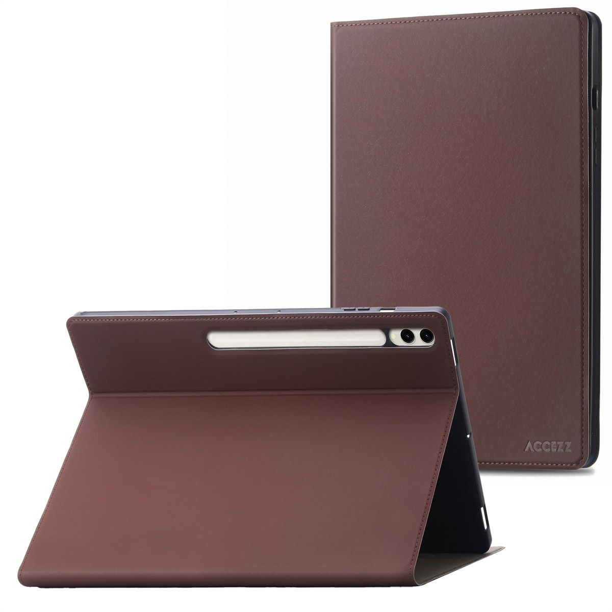 Accezz Classic Tablet Case Samsung Galaxy Tab S10 Plus / Tab S9 FE Plus / Tab S9 Plus - Bruin - Afbeelding 9