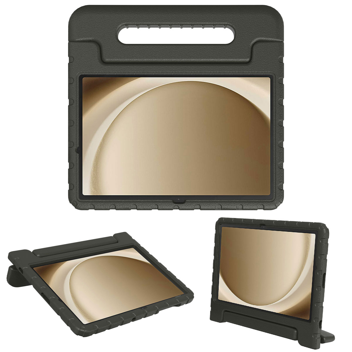 Accezz Kidsproof Backcover met handvat Samsung Galaxy Tab A11 Plus / A9 Plus - Zwart - Afbeelding 10