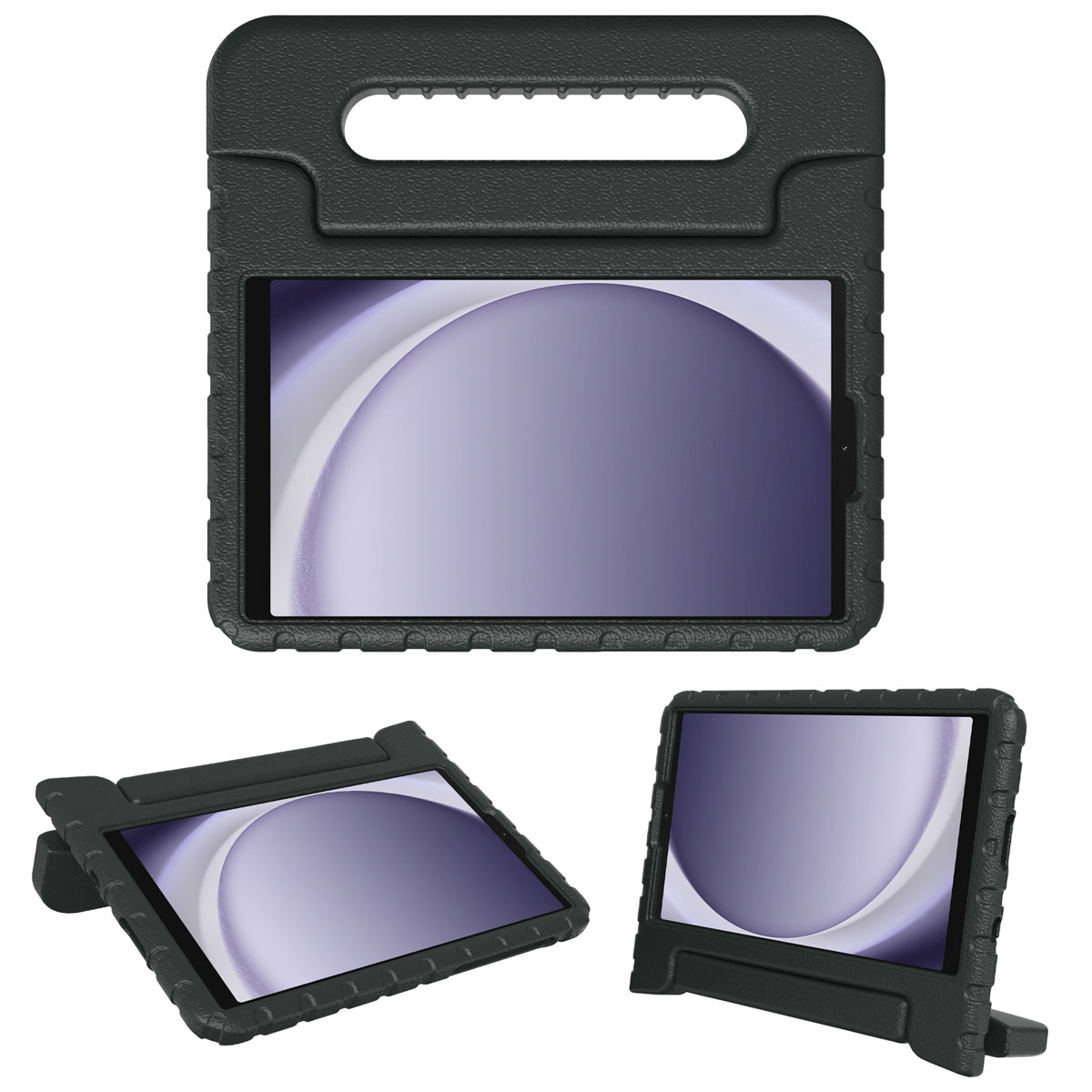 Accezz Kidsproof Backcover met handvat Samsung Galaxy Tab A11 / A9 8.7 inch - Zwart - Afbeelding 2