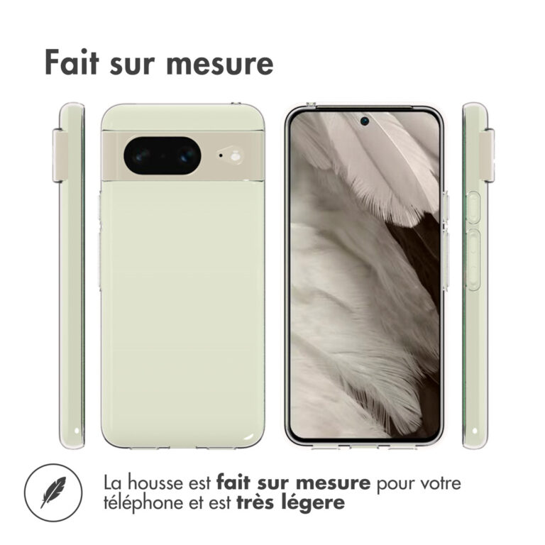 Accezz Clear Backcover Google Pixel 8 - Transparant - Afbeelding 8