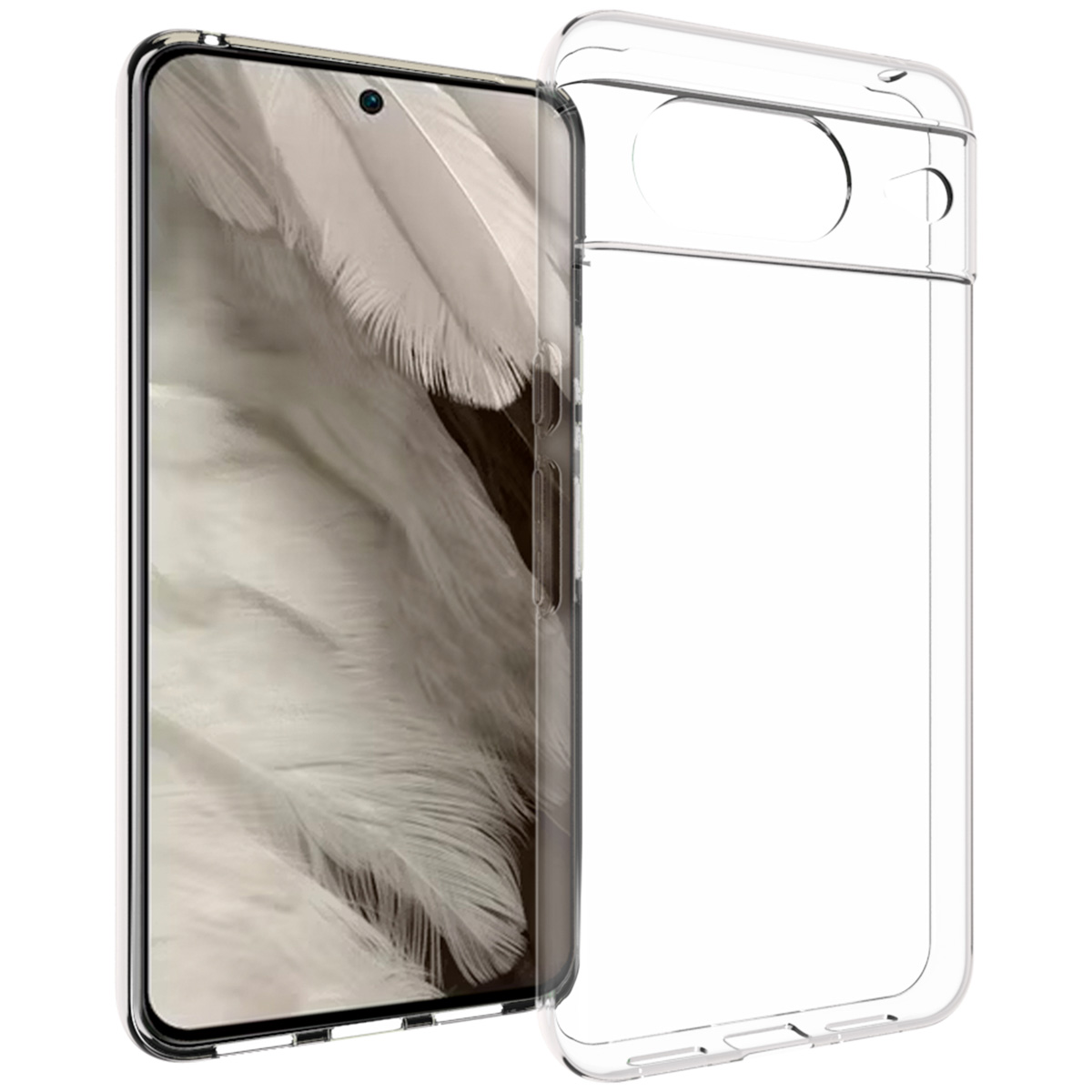 Accezz Clear Backcover Google Pixel 8 - Transparant - Afbeelding 3