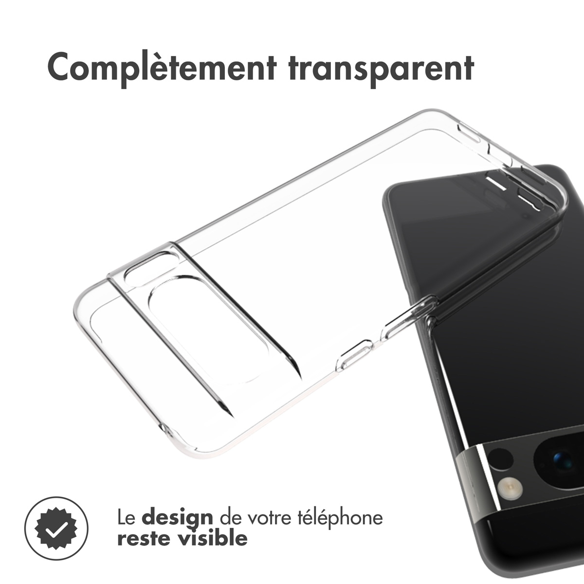 Accezz Clear Backcover Google Pixel 8 Pro - Transparant - Afbeelding 6