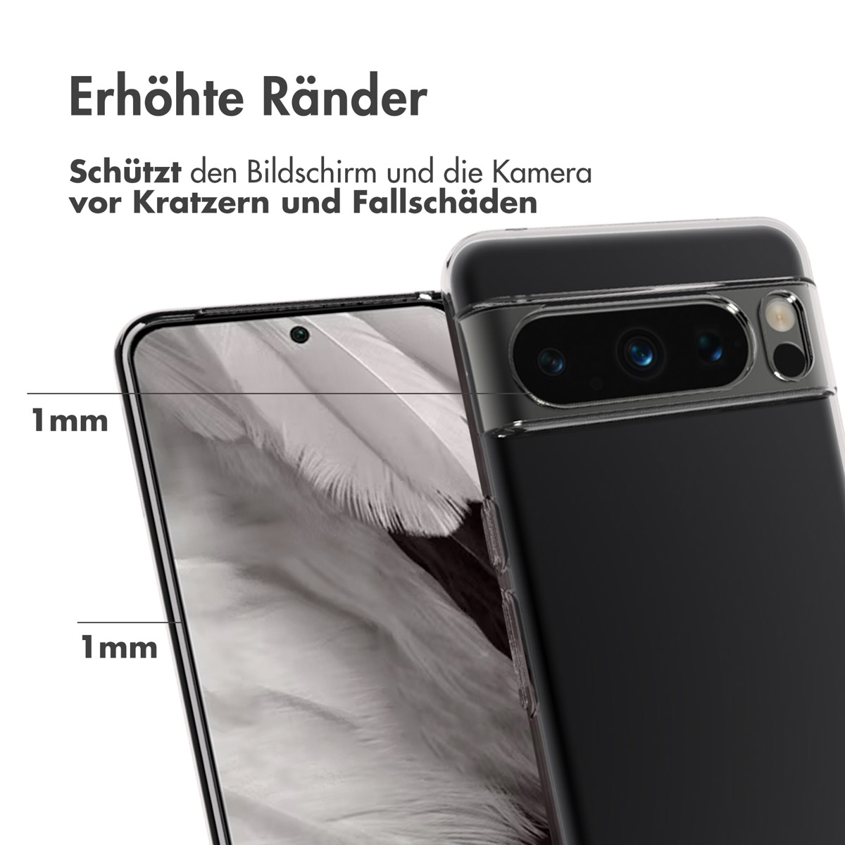 Accezz Clear Backcover Google Pixel 8 Pro - Transparant - Afbeelding 9