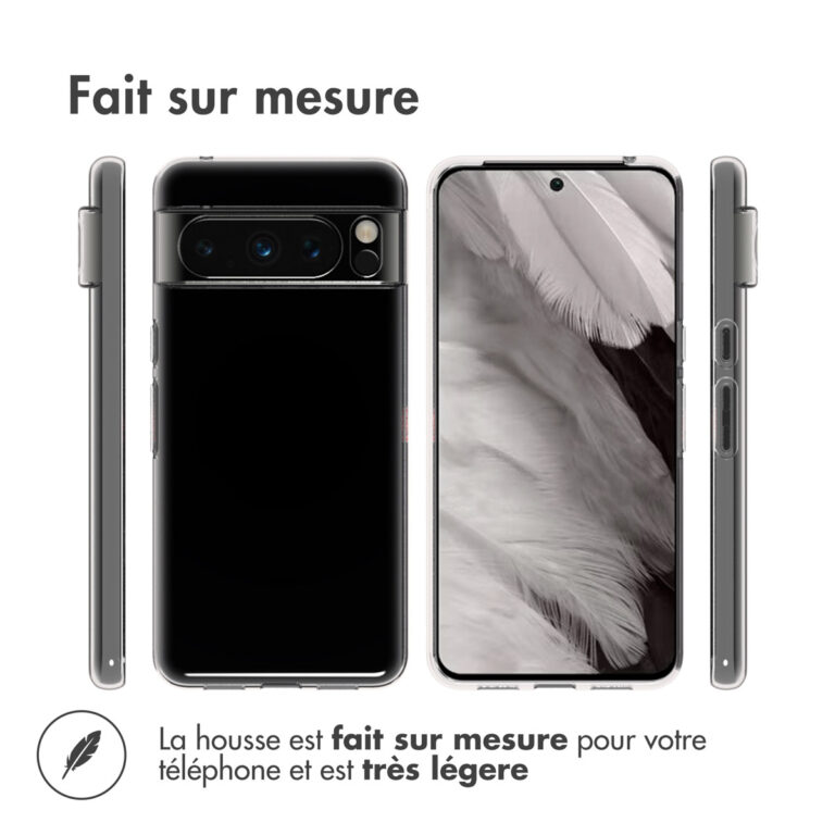 Accezz Clear Backcover Google Pixel 8 Pro - Transparant - Afbeelding 8