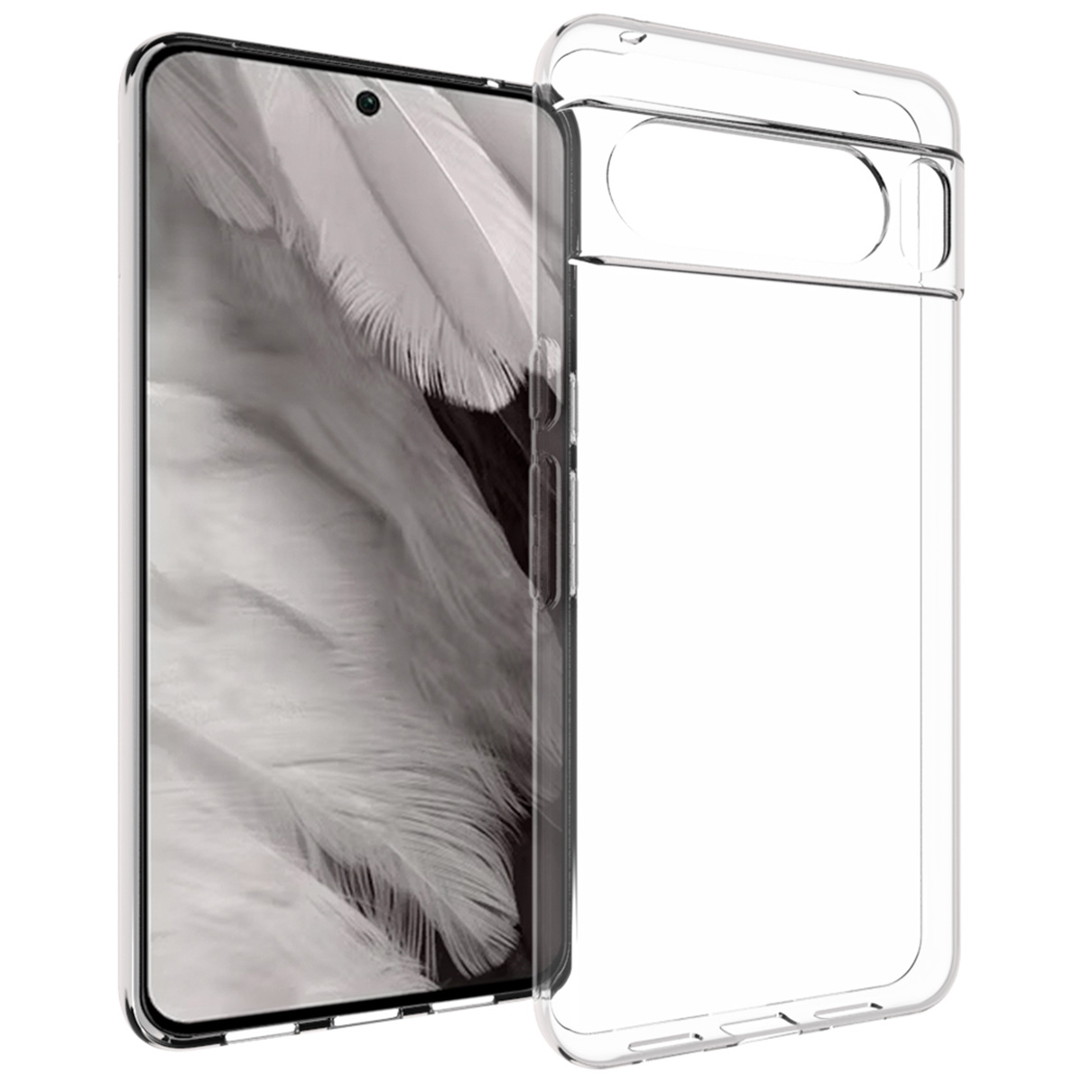 Accezz Clear Backcover Google Pixel 8 Pro - Transparant - Afbeelding 2