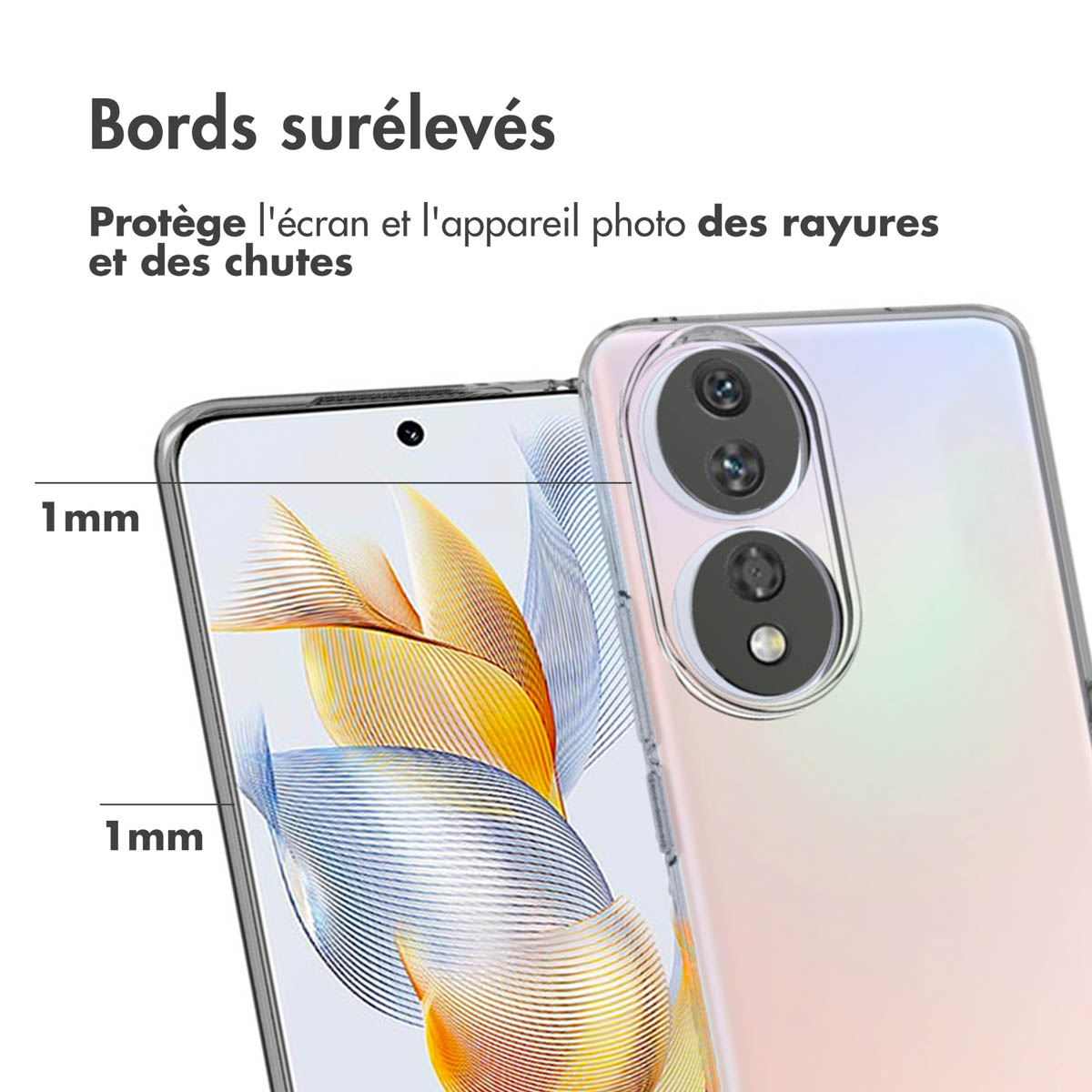 Accezz Clear Backcover Honor 90 - Transparant - Afbeelding 8