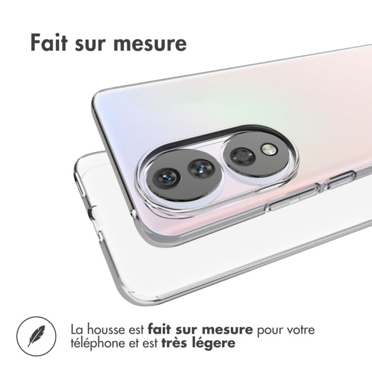 Accezz Clear Backcover Honor 90 - Transparant - Afbeelding 7