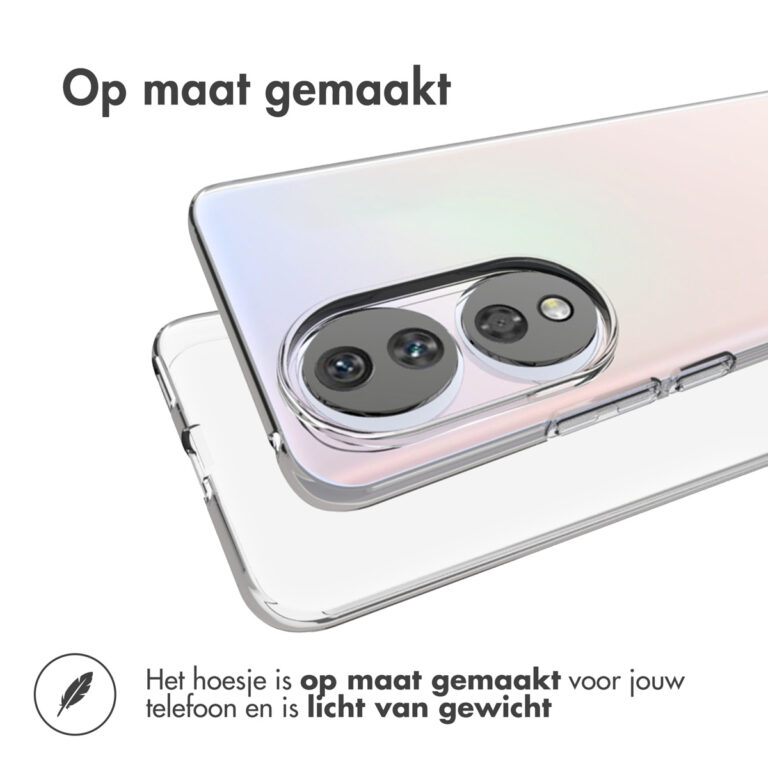 Accezz Clear Backcover Honor 90 - Transparant - Afbeelding 2