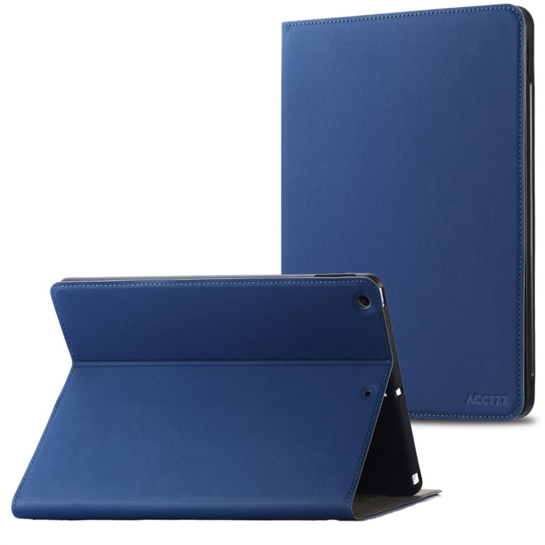 Accezz Classic Tablet Case Apple iPad 9 (2021) 10.2 inch / iPad 8 (2020) 10.2 inch / iPad 7 (2019) 10.2 inch - Donkerblauw - Afbeelding 9