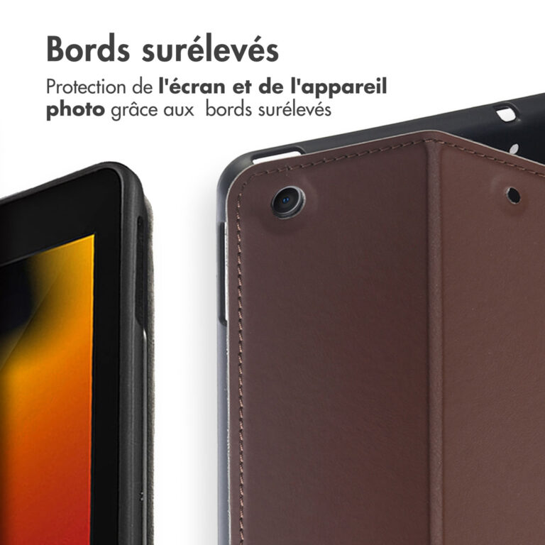 Accezz Classic Tablet Case Apple iPad 9 (2021) 10.2 inch / iPad 8 (2020) 10.2 inch / iPad 7 (2019) 10.2 inch - Bruin - Afbeelding 10