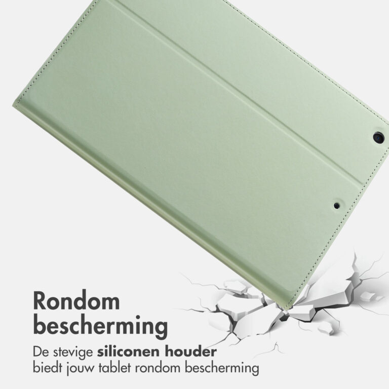 Accezz Classic Tablet Case Apple iPad 9 (2021) 10.2 inch / iPad 8 (2020) 10.2 inch / iPad 7 (2019) 10.2 inch - Groen - Afbeelding 8