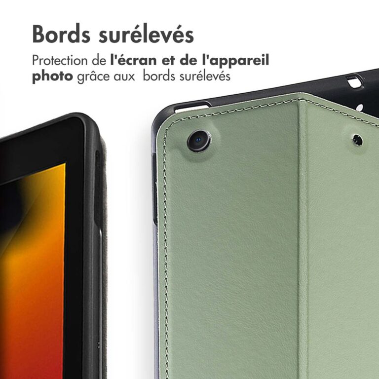 Accezz Classic Tablet Case Apple iPad 9 (2021) 10.2 inch / iPad 8 (2020) 10.2 inch / iPad 7 (2019) 10.2 inch - Groen - Afbeelding 10