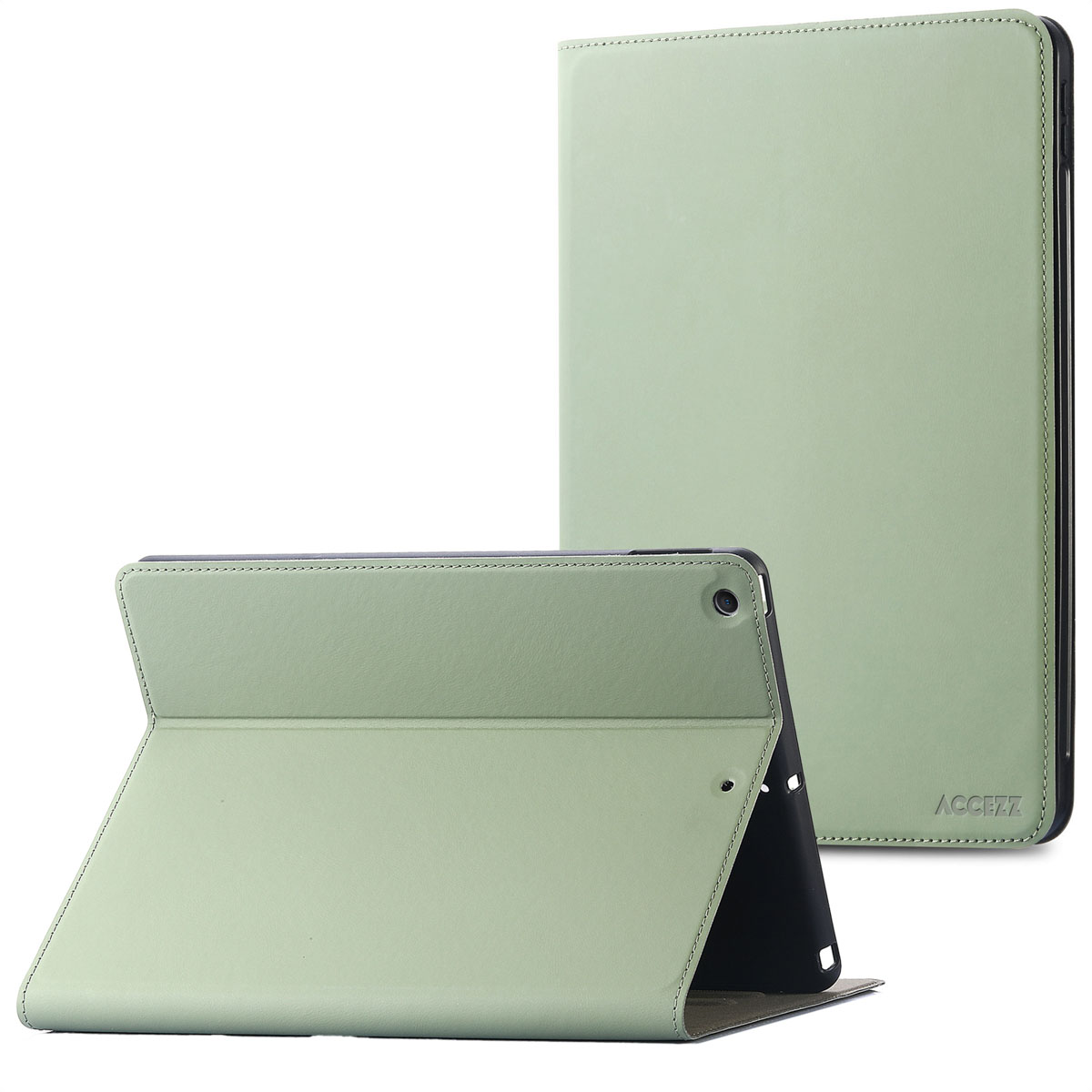 Accezz Classic Tablet Case Apple iPad 9 (2021) 10.2 inch / iPad 8 (2020) 10.2 inch / iPad 7 (2019) 10.2 inch - Groen - Afbeelding 2