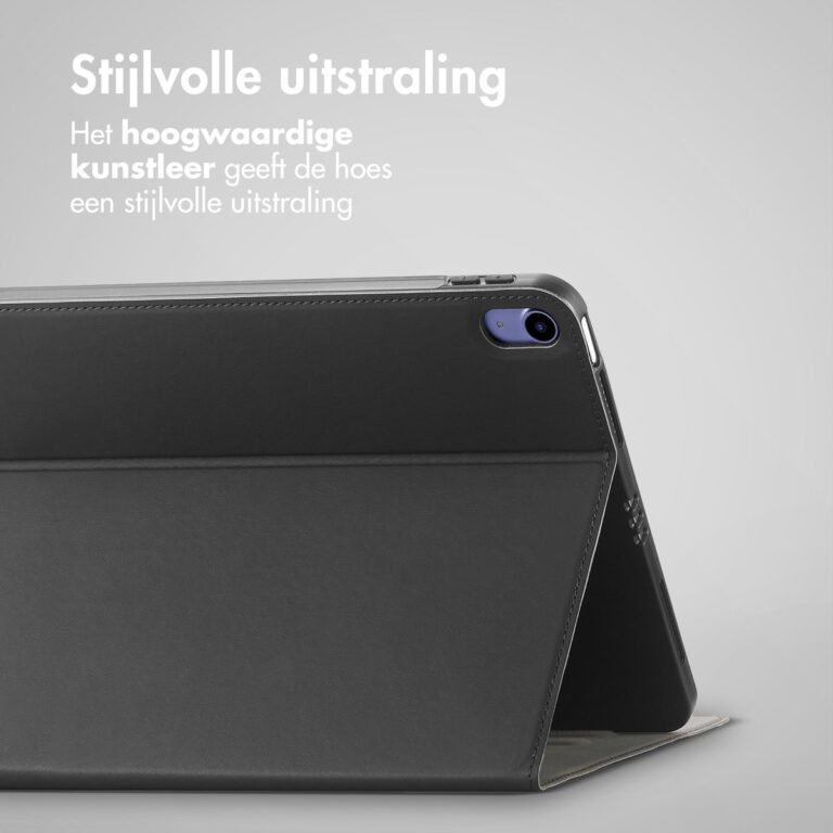 Accezz Classic Tablet Case Apple iPad Air 11 inch (2025) M3 / (2024) M2 / Air 5 (2022) / Air 4 (2020) - Zwart - Afbeelding 6