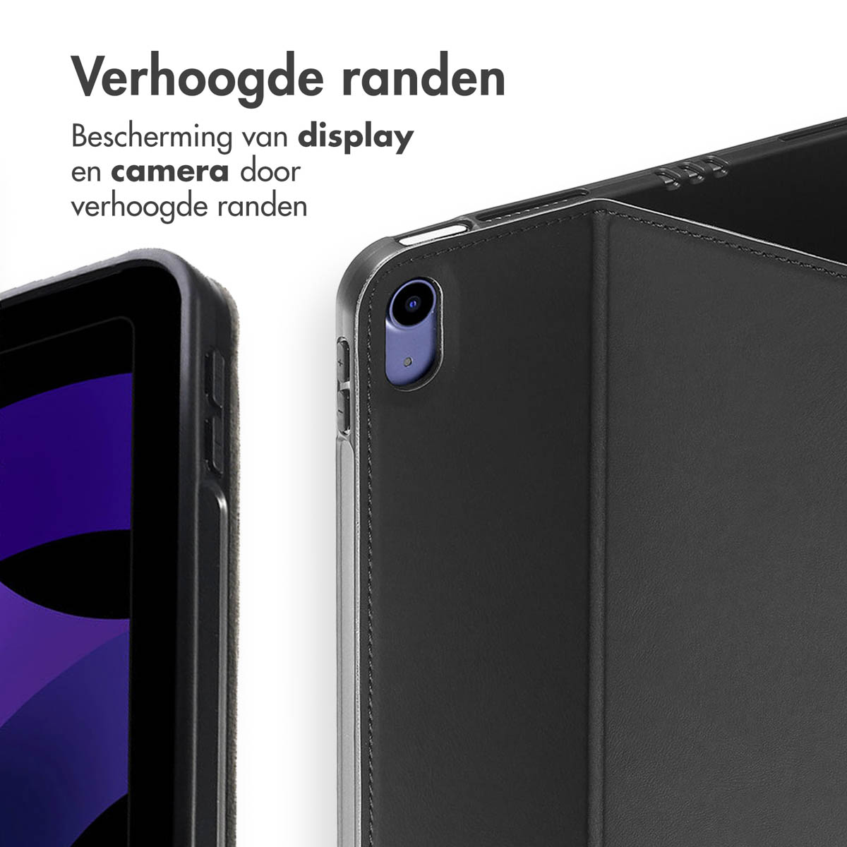 Accezz Classic Tablet Case Apple iPad Air 11 inch (2025) M3 / (2024) M2 / Air 5 (2022) / Air 4 (2020) - Zwart - Afbeelding 10