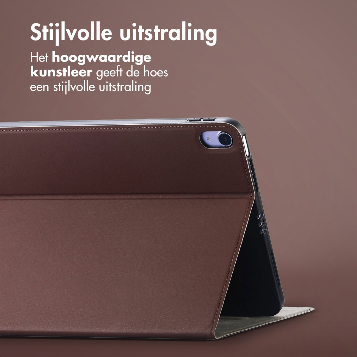 Accezz Classic Tablet Case Apple iPad Air 11 inch (2025) M3 / (2024) M2 / Air 5 (2022) / Air 4 (2020) - Bruin - Afbeelding 5