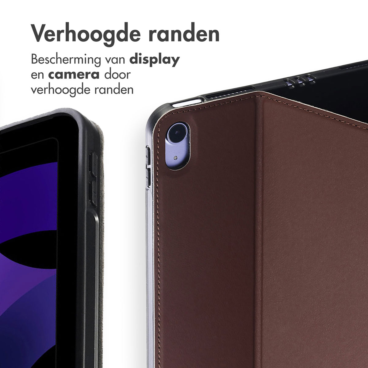 Accezz Classic Tablet Case Apple iPad Air 11 inch (2025) M3 / (2024) M2 / Air 5 (2022) / Air 4 (2020) - Bruin - Afbeelding 10