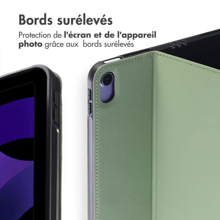 Accezz Classic Tablet Case Apple iPad Air 11 inch (2025) M3 / (2024) M2 / Air 5 (2022) / Air 4 (2020) - Groen - Afbeelding 10