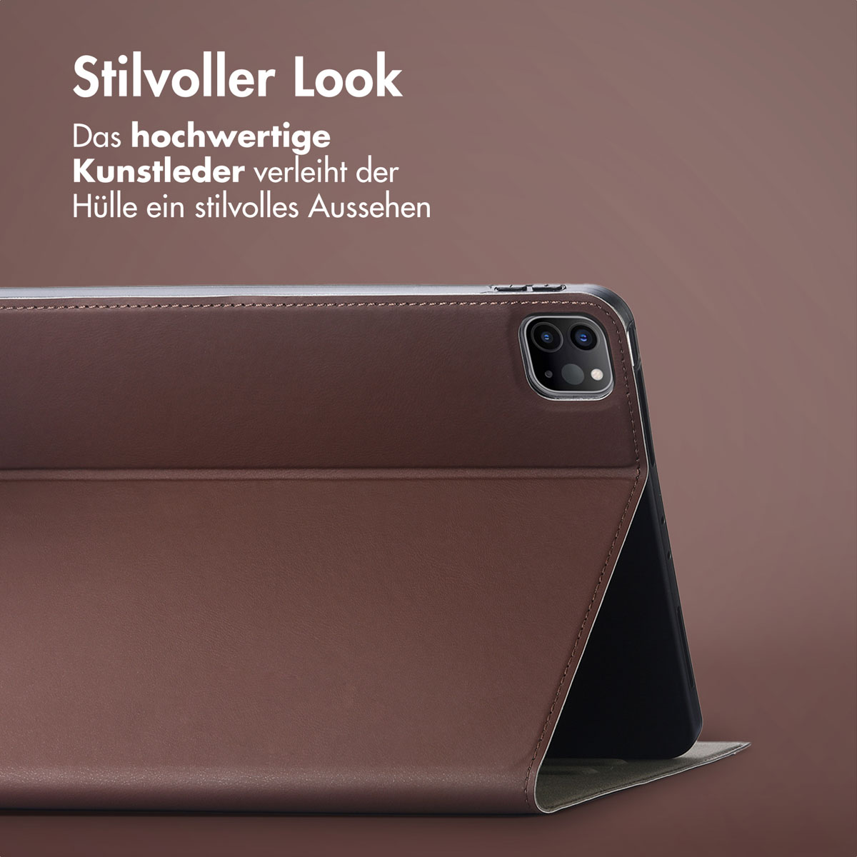 Accezz Classic Tablet Case Apple iPad Pro 11 (2022 / 2021 / 2020 / 2018) - Bruin - Afbeelding 4