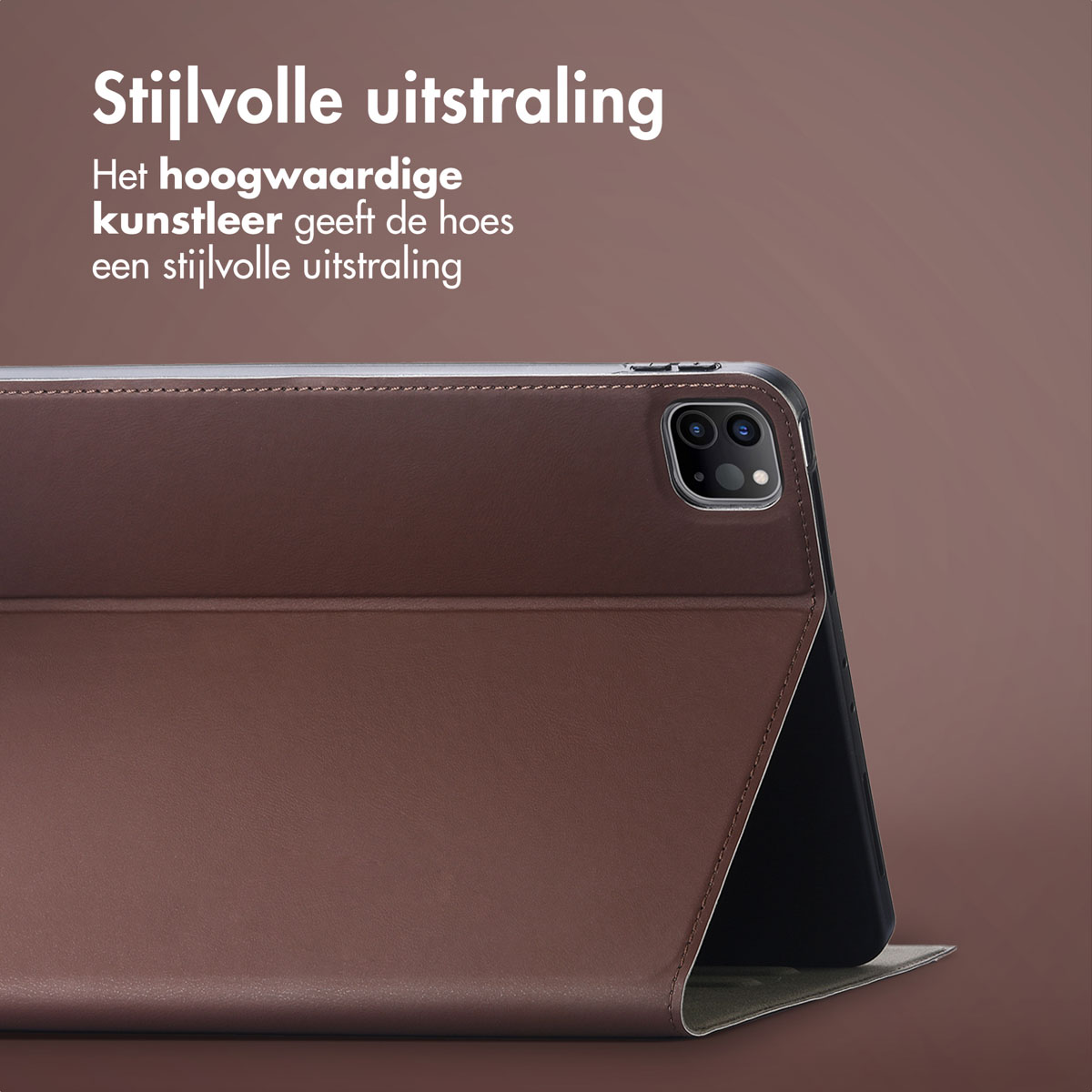 Accezz Classic Tablet Case Apple iPad Pro 11 (2022 / 2021 / 2020 / 2018) - Bruin - Afbeelding 5