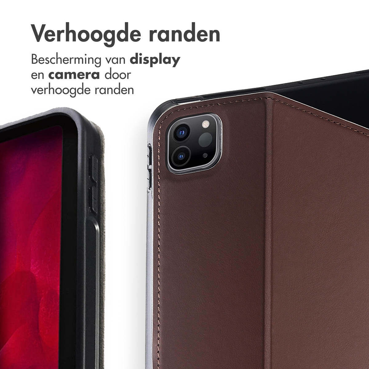 Accezz Classic Tablet Case Apple iPad Pro 11 (2022 / 2021 / 2020 / 2018) - Bruin - Afbeelding 10