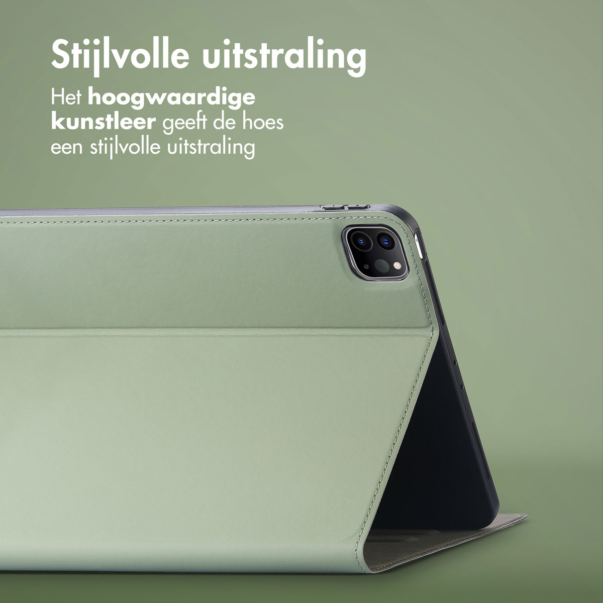 Accezz Classic Tablet Case Apple iPad Pro 11 (2022 / 2021 / 2020 / 2018) - Groen - Afbeelding 6