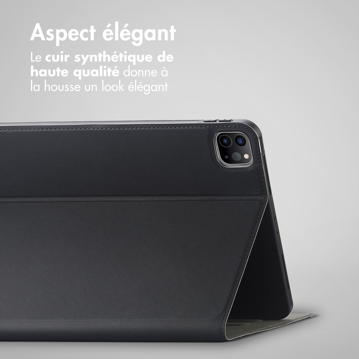 Accezz Classic Tablet Case Apple iPad Pro 12.9 (2022) / Pro 12.9 (2021) / Pro 12.9 (2020) - Zwart - Afbeelding 6