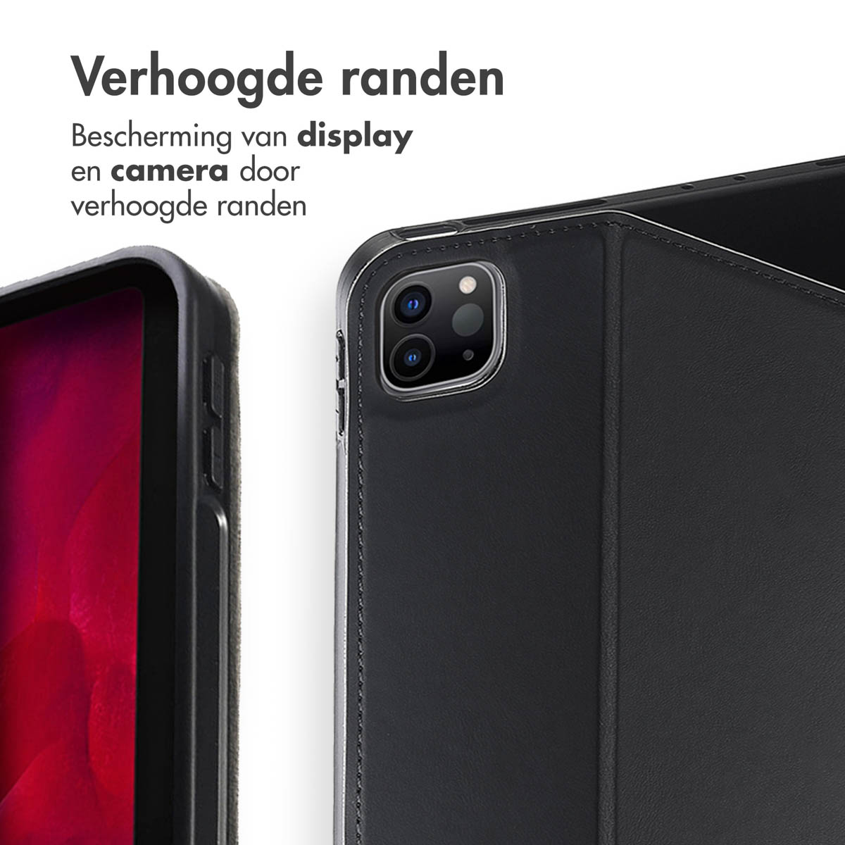 Accezz Classic Tablet Case Apple iPad Pro 12.9 (2022) / Pro 12.9 (2021) / Pro 12.9 (2020) - Zwart - Afbeelding 10