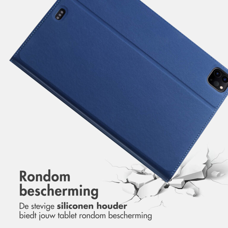 Accezz Classic Tablet Case Apple iPad Pro 12.9 (2022) / Pro 12.9 (2021) / Pro 12.9 (2020) - Donkerblauw - Afbeelding 8