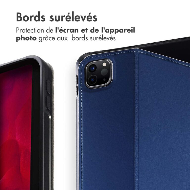 Accezz Classic Tablet Case Apple iPad Pro 12.9 (2022) / Pro 12.9 (2021) / Pro 12.9 (2020) - Donkerblauw - Afbeelding 10