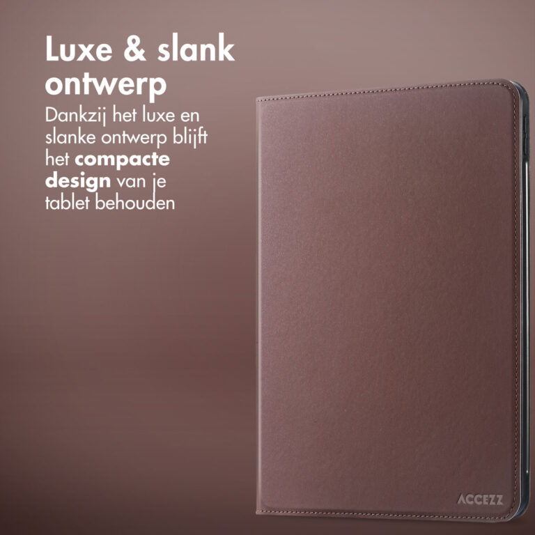 Accezz Classic Tablet Case Apple iPad Pro 12.9 (2022) / Pro 12.9 (2021) / Pro 12.9 (2020) - Bruin - Afbeelding 7