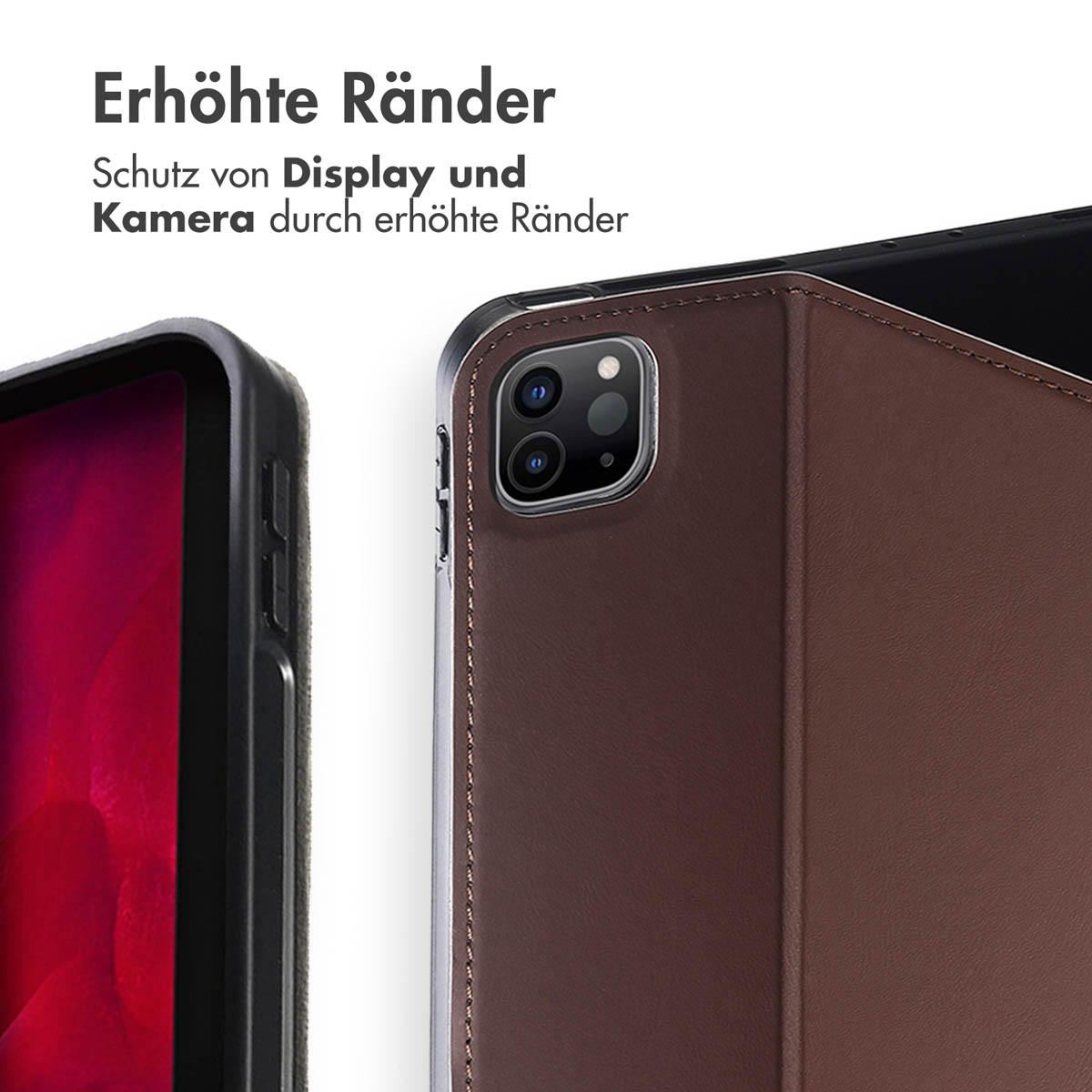 Accezz Classic Tablet Case Apple iPad Pro 12.9 (2022) / Pro 12.9 (2021) / Pro 12.9 (2020) - Bruin - Afbeelding 9