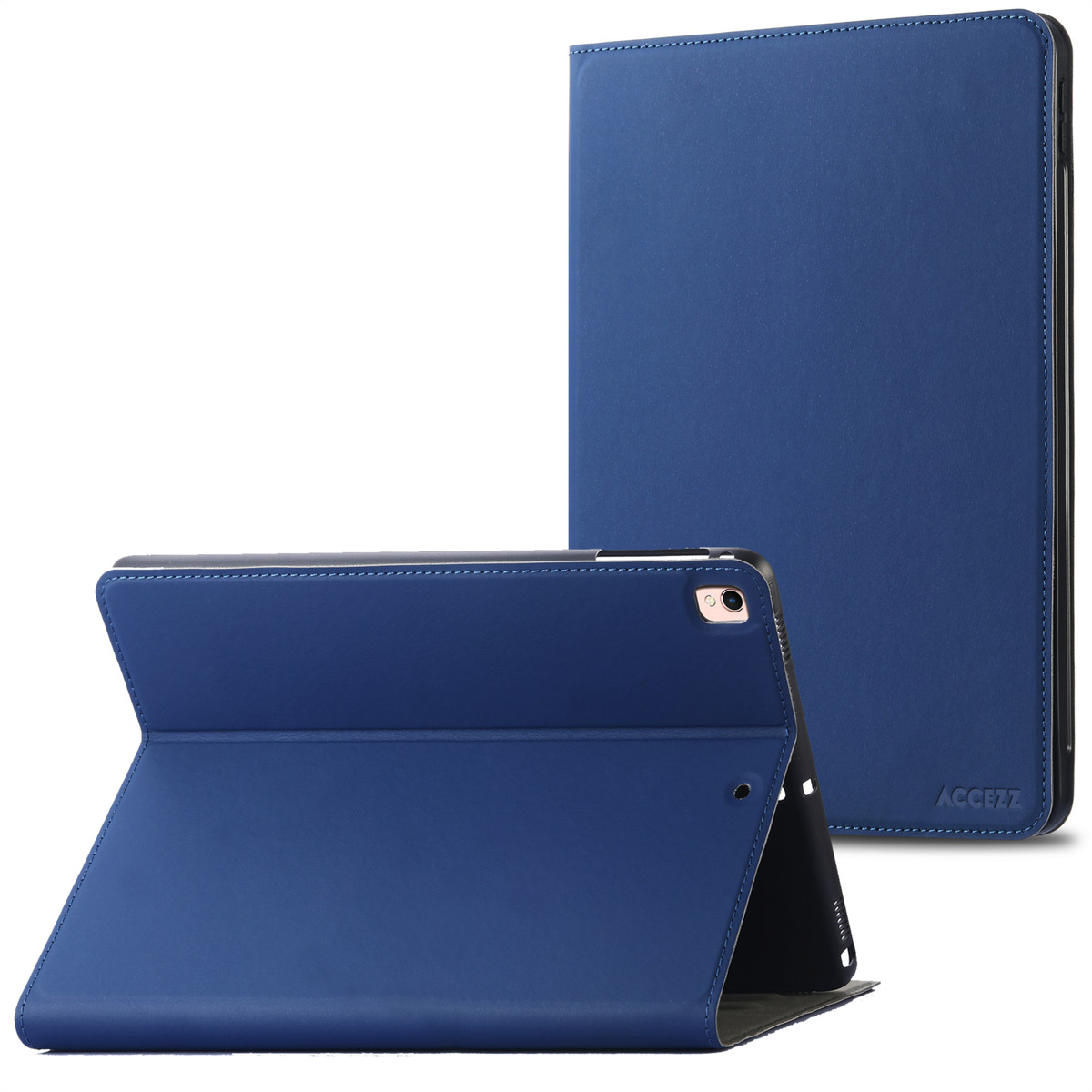 Accezz Classic Tablet Case Apple iPad 6 (2018) 9.7 inch / iPad 5 (2017) 9.7 inch / Air 2 (2014)/Air 1 (2013) - Donkerblauw - Afbeelding 3