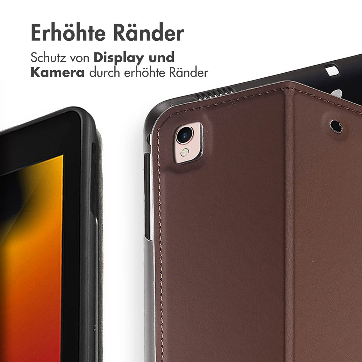 Accezz Classic Tablet Case Apple iPad 6 (2018) 9.7 inch / iPad 5 (2017) 9.7 inch / Air 2 (2014)/Air 1 (2013) - Bruin - Afbeelding 10