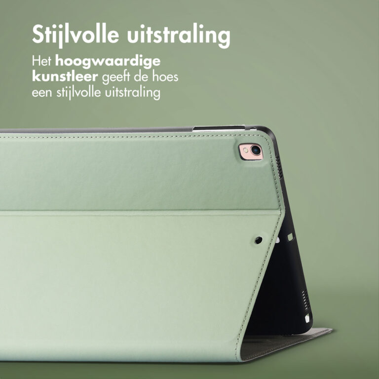 Accezz Classic Tablet Case Apple iPad 6 (2018) 9.7 inch / iPad 5 (2017) 9.7 inch / Air 2 (2014)/Air 1 (2013) - Groen - Afbeelding 9