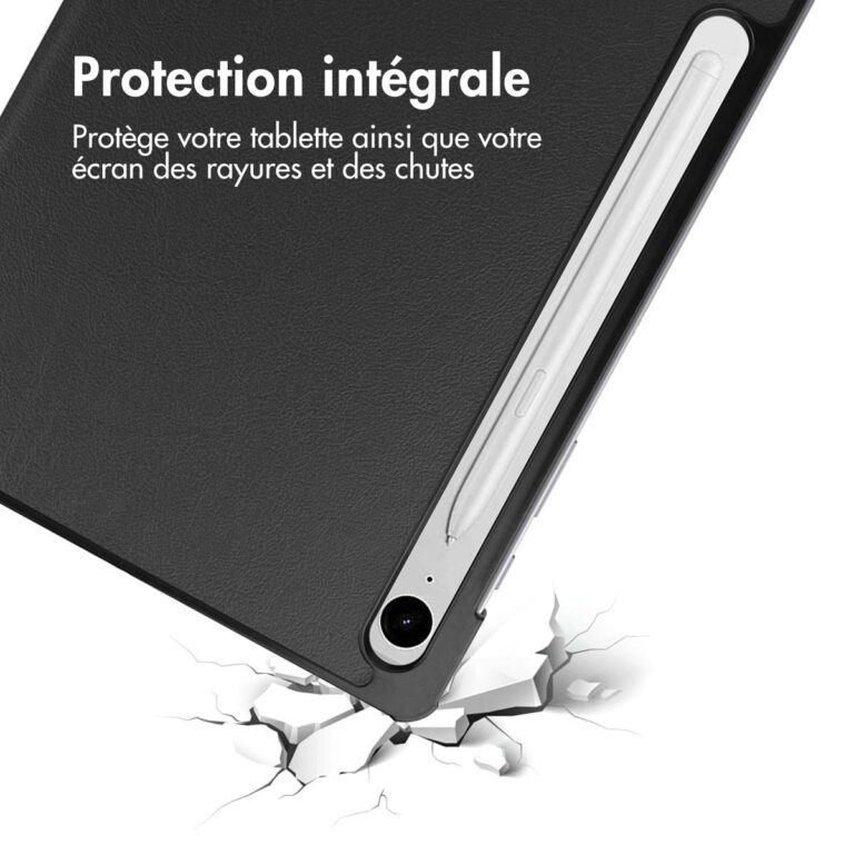 Accezz Trifold Bookcase Samsung Tab S10 FE / S9 FE / Tab S9 - Zwart - Afbeelding 8
