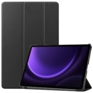 Accezz Trifold Bookcase Samsung Tab S10 FE / S9 FE / Tab S9 - Zwart