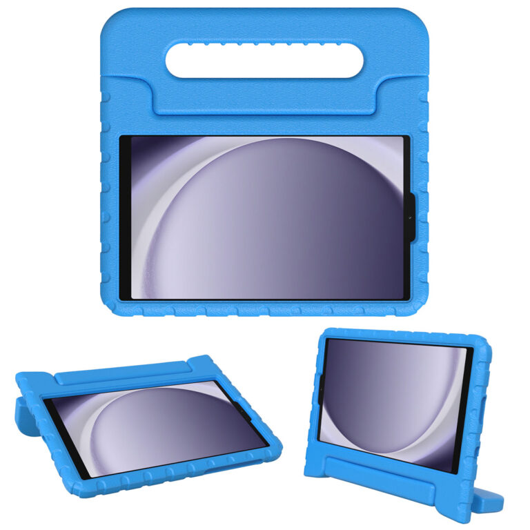 Accezz Kidsproof Backcover met handvat Samsung Galaxy Tab A9 8.7 inch - Blauw - Afbeelding 10