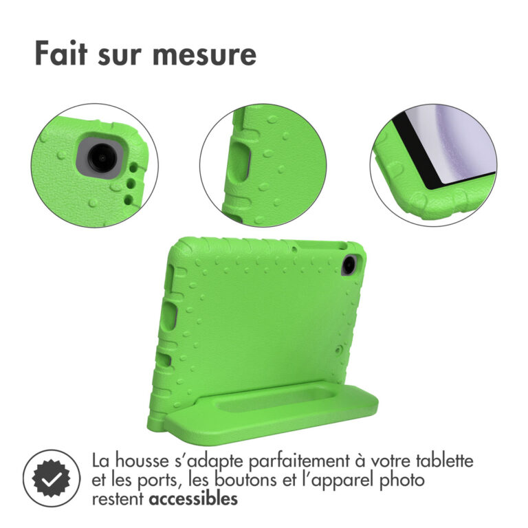 Accezz Kidsproof Backcover met handvat Samsung Galaxy Tab A9 8.7 inch - Groen - Afbeelding 8