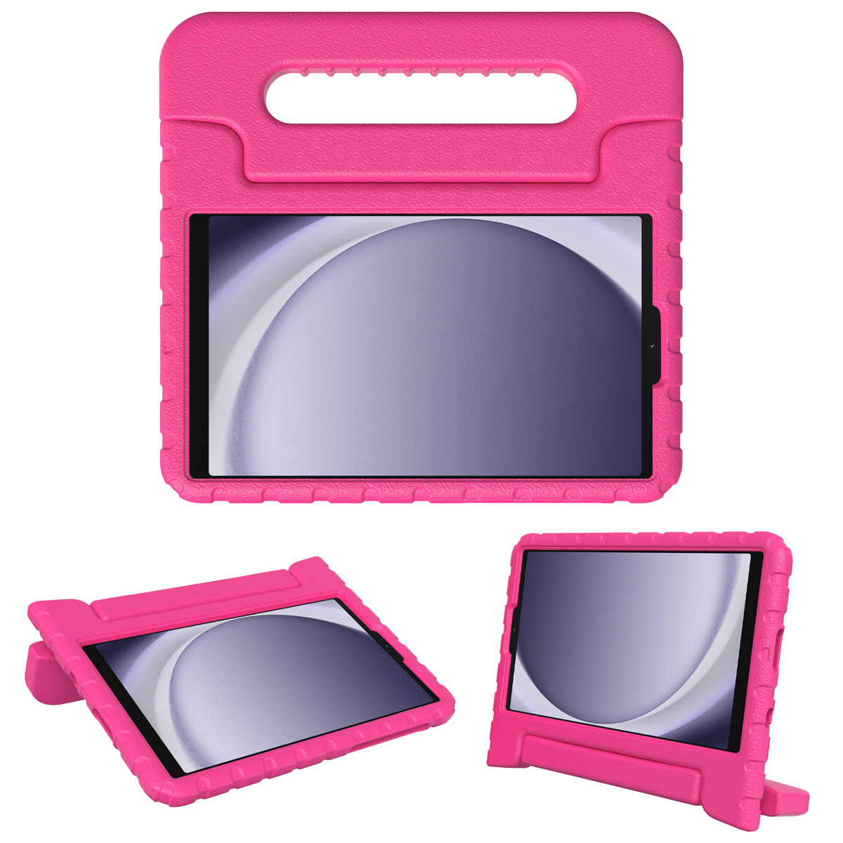 Accezz Kidsproof Backcover met handvat Samsung Galaxy Tab A11 / A9 8.7 inch - Roze - Afbeelding 2
