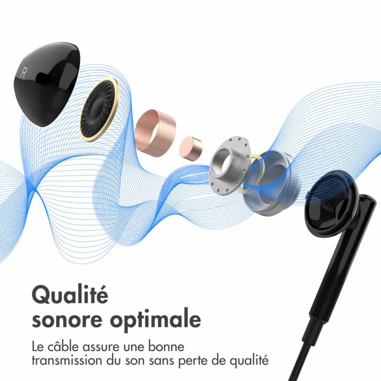 Accezz Oordopjes - Bedrade oordopjes - AUX / 3,5 mm Jack aansluiting - Zwart - Afbeelding 10