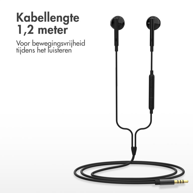 Accezz Oordopjes - Bedrade oordopjes - AUX / 3,5 mm Jack aansluiting - Zwart - Afbeelding 3