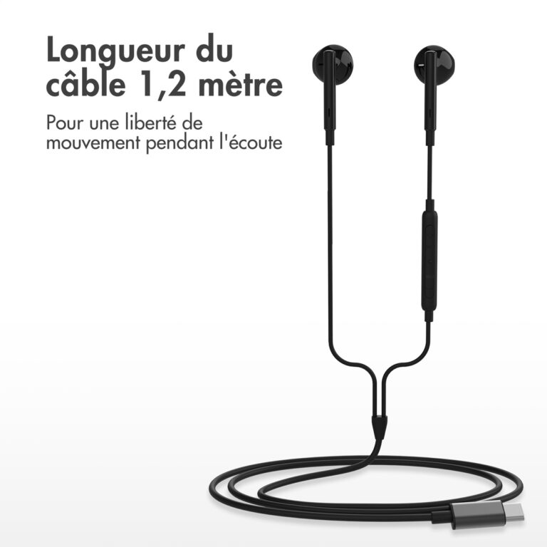 Accezz Oordopjes - Bedrade oordopjes - USB-C aansluiting - Zwart - Afbeelding 10