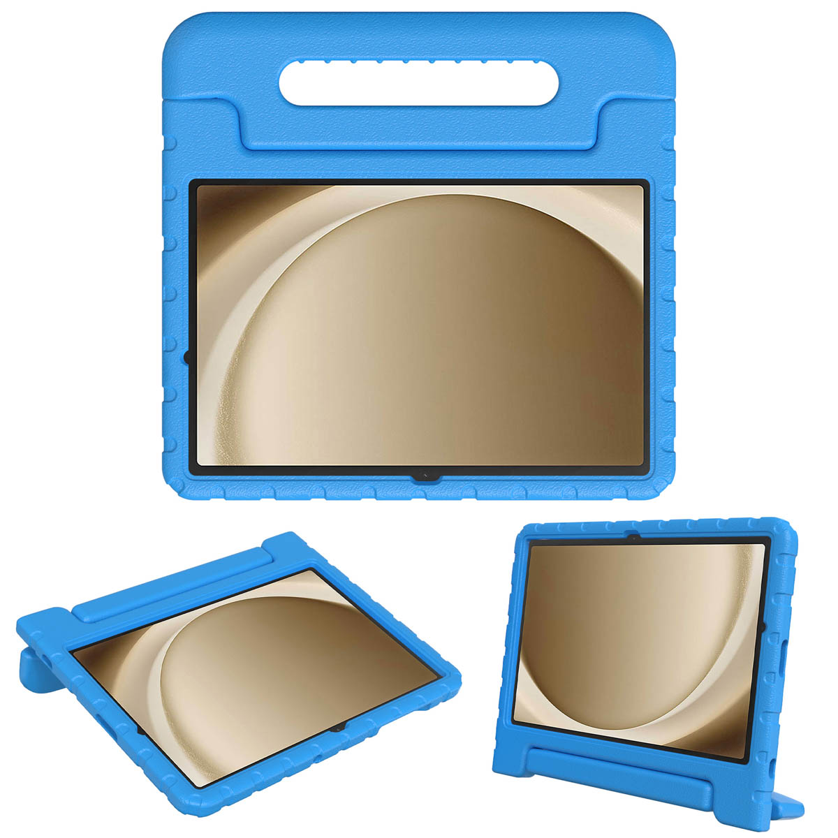 Accezz Kidsproof Backcover met handvat Samsung Galaxy Tab A11 Plus / A9 Plus - Blauw - Afbeelding 3