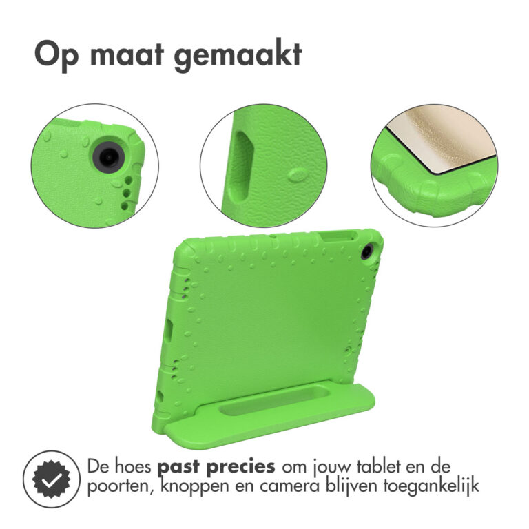 Accezz Kidsproof Backcover met handvat Samsung Galaxy Tab A9 Plus - Groen - Afbeelding 4