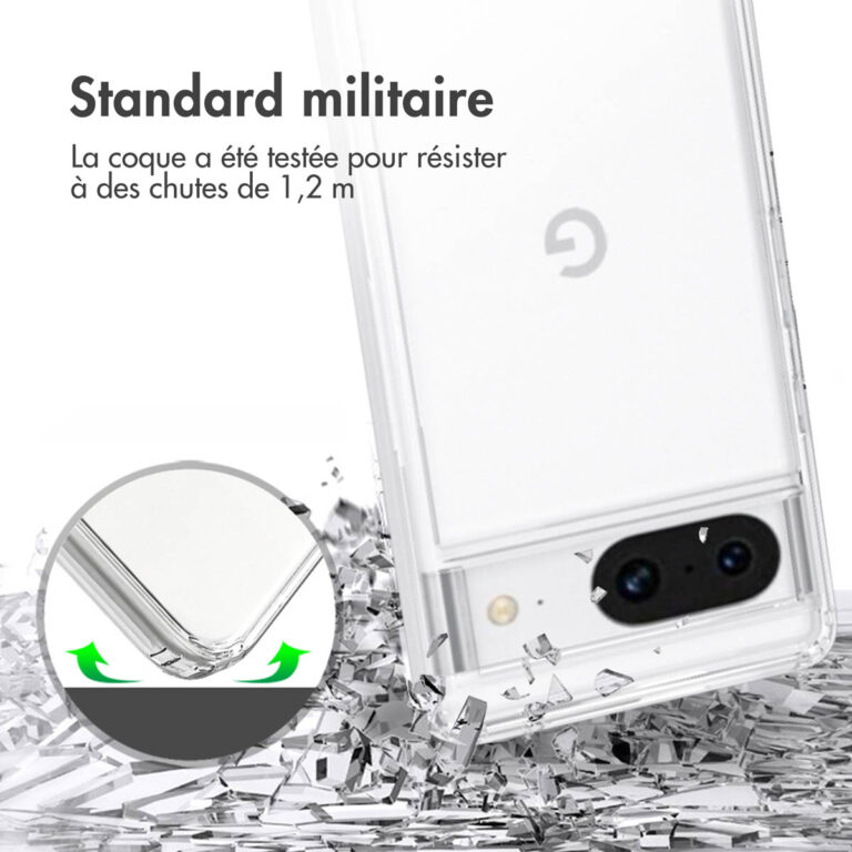 Accezz Xtreme Impact Backcover Google Pixel 8 - Transparant - Afbeelding 7