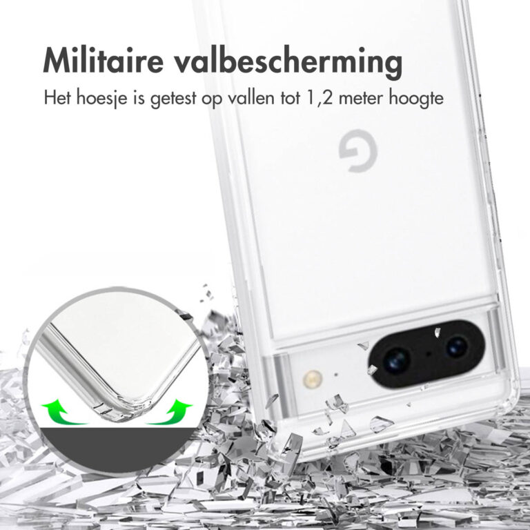 Accezz Xtreme Impact Backcover Google Pixel 8 - Transparant - Afbeelding 2