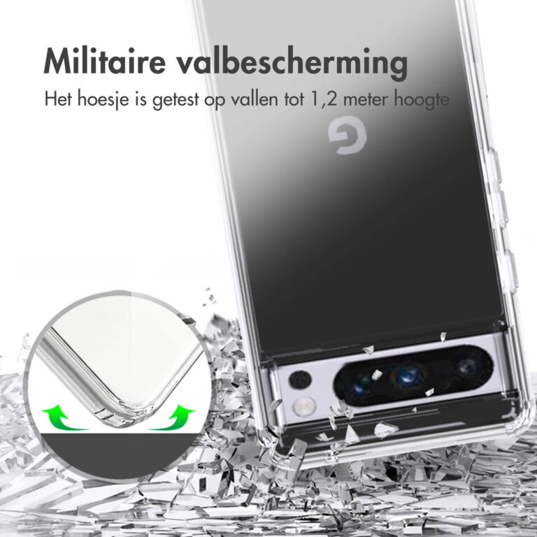 Accezz Xtreme Impact Backcover Google Pixel 8 Pro - Transparant - Afbeelding 2