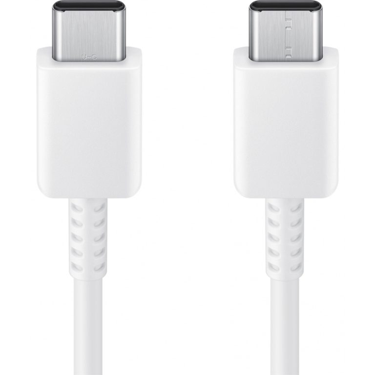 Samsung Originele USB-C naar USB-C kabel - 1 meter - 25 Watt - Wit + Originele Fast Charging Adapter USB-C Oplader - In Fabrieksverpakking - 25 Watt - Wit - Afbeelding 2